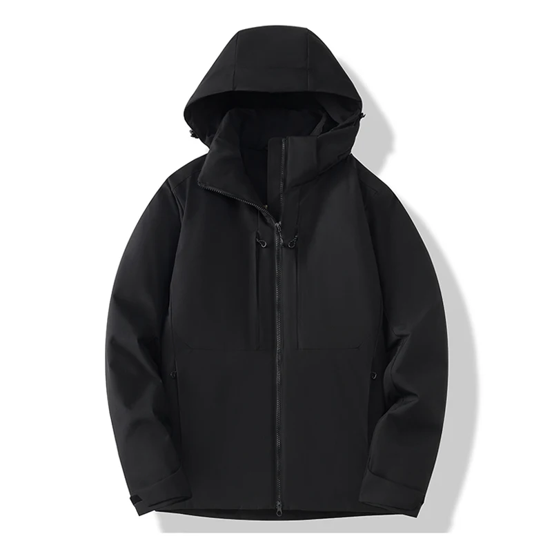 JNLN Warm Fleece Jacket Men Women Waterproof Windproof Winter Coat Unisex Outdoor Hiking Camping Skiing Climbing Windbreaker - Image 12