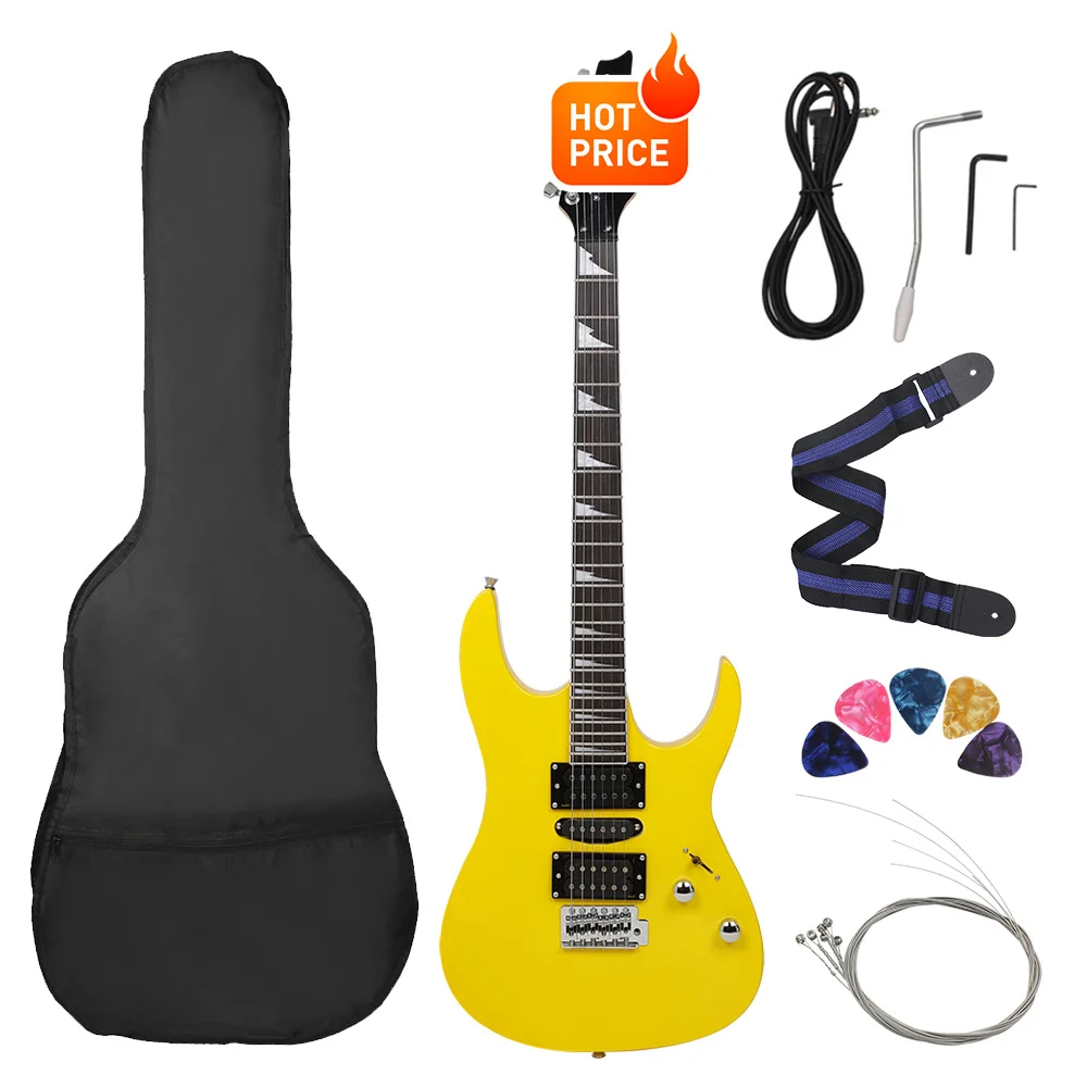 6 Strings 24 Frets Electric Guitar Maple Body Electric Guitar Guitarra With Bag Speaker Necessary Guitar Parts & Accessories - Image 20