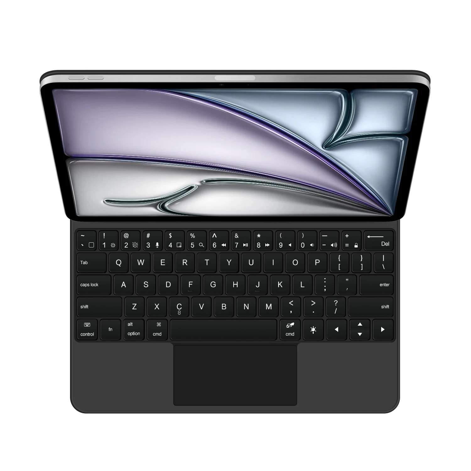 Magic Keyboard for iPad Air 13 inch M4 2026 M3 M2 Pro 12.9'' Smart Case Spanish Portuguese Hebrew French German 한국어 키보드 Keyboard - Image 3
