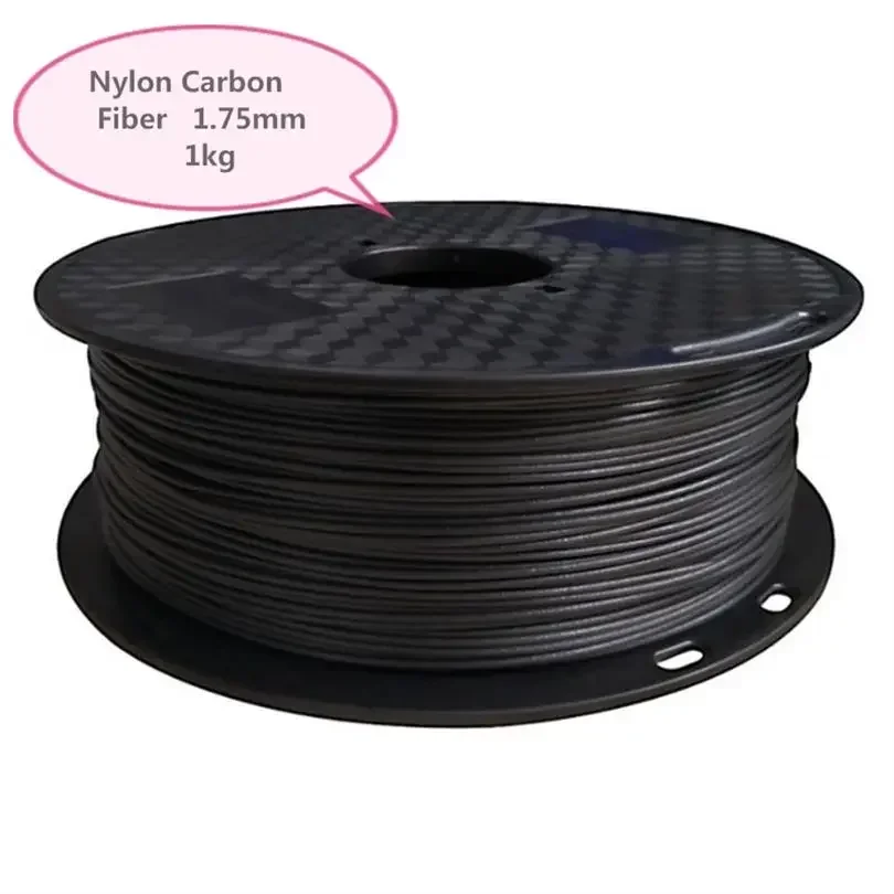 PA6 CF Nylon Carbon Fiber PA-CF Reinforced Nylon 3D Printer Consumables FDM Material 1KG 1.75MM Consumables Material - Image 2