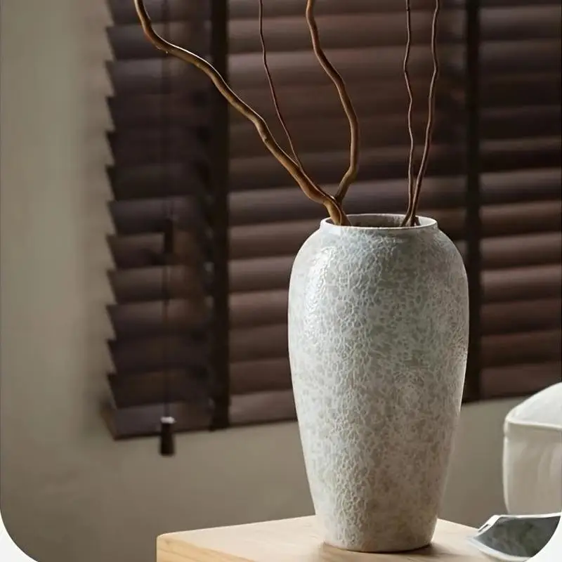 Large Elegant Ceramic Vase - Decorative Jar, Tabletop Floral or Garden Vase - Lightweight, Perfect for Indoor/Outdoor Home, - Image 5