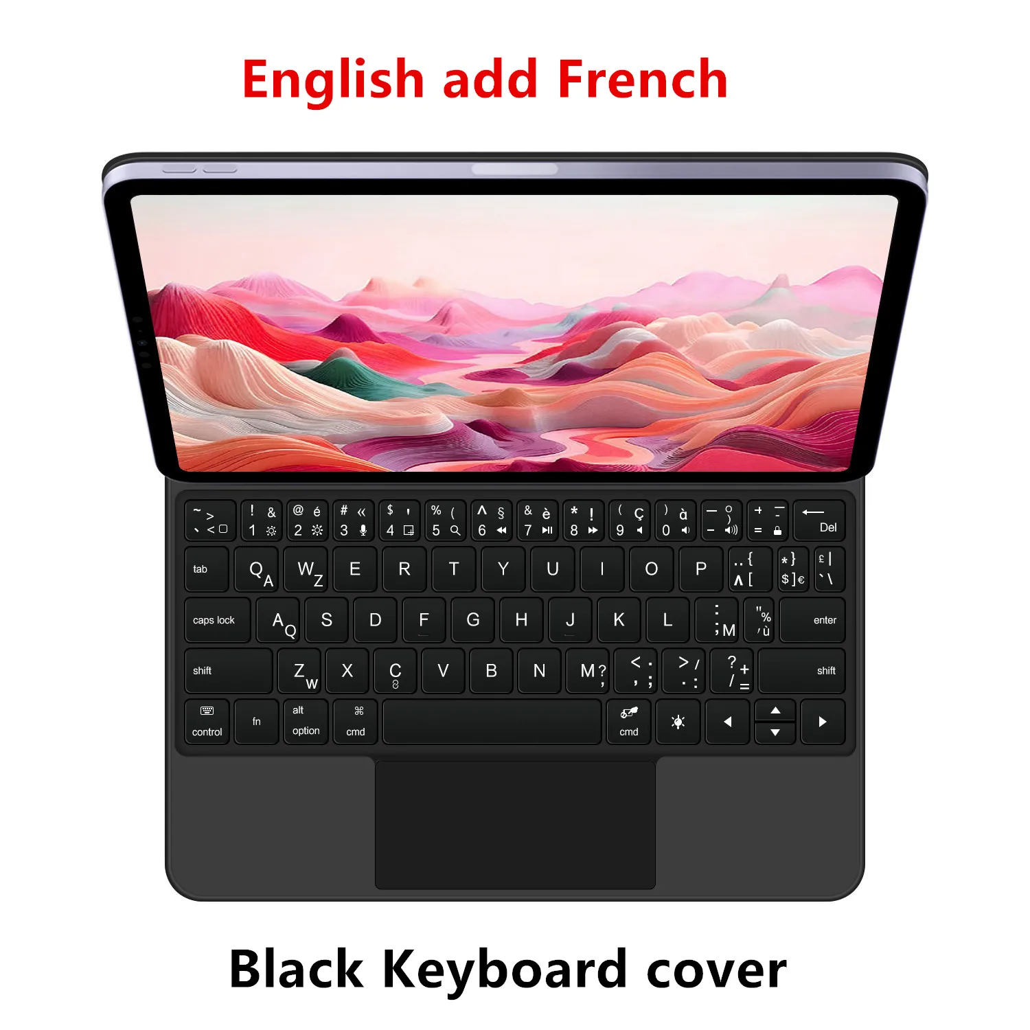 Magic Keyboard for iPad Air 13 inch M4 2026 M3 M2 Pro 12.9'' Smart Case Spanish Portuguese Hebrew French German 한국어 키보드 Keyboard - Image 15