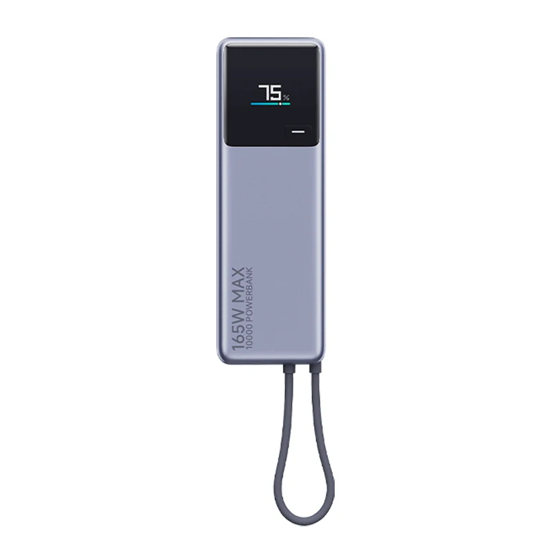 Xiaomi Power Bank 10000 165W PB1165MI Integrated USB C Cable LED Display Portable Charger For Macbook iPhone 15 Xiaomi 14 Pro - Image 7