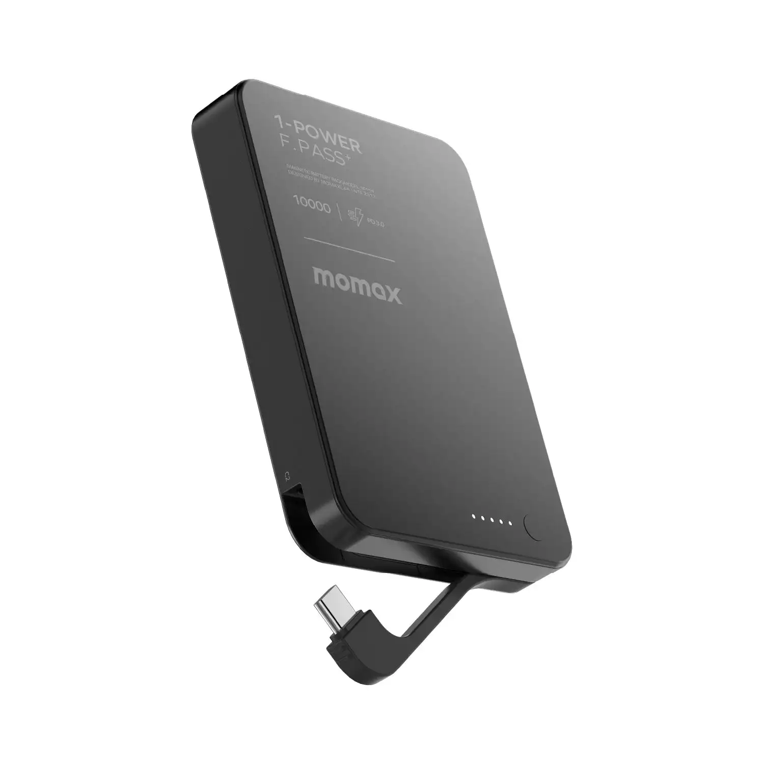 MOMAX 25W Power Bank Fast Charge 10000mAh Type C Cable PowerBank Phone External Battery for iPhone 17 Pro Max - Image 9