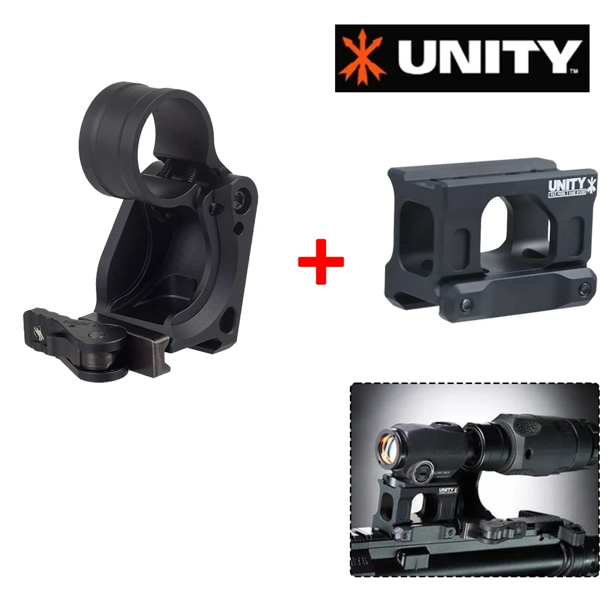 558 Holographic Collimator Red Dot Sight UNITY Riser Mount G43 G33 G45 Magnifier Fast FTC 2.26 20mm Rail Optic Mount - Image 13