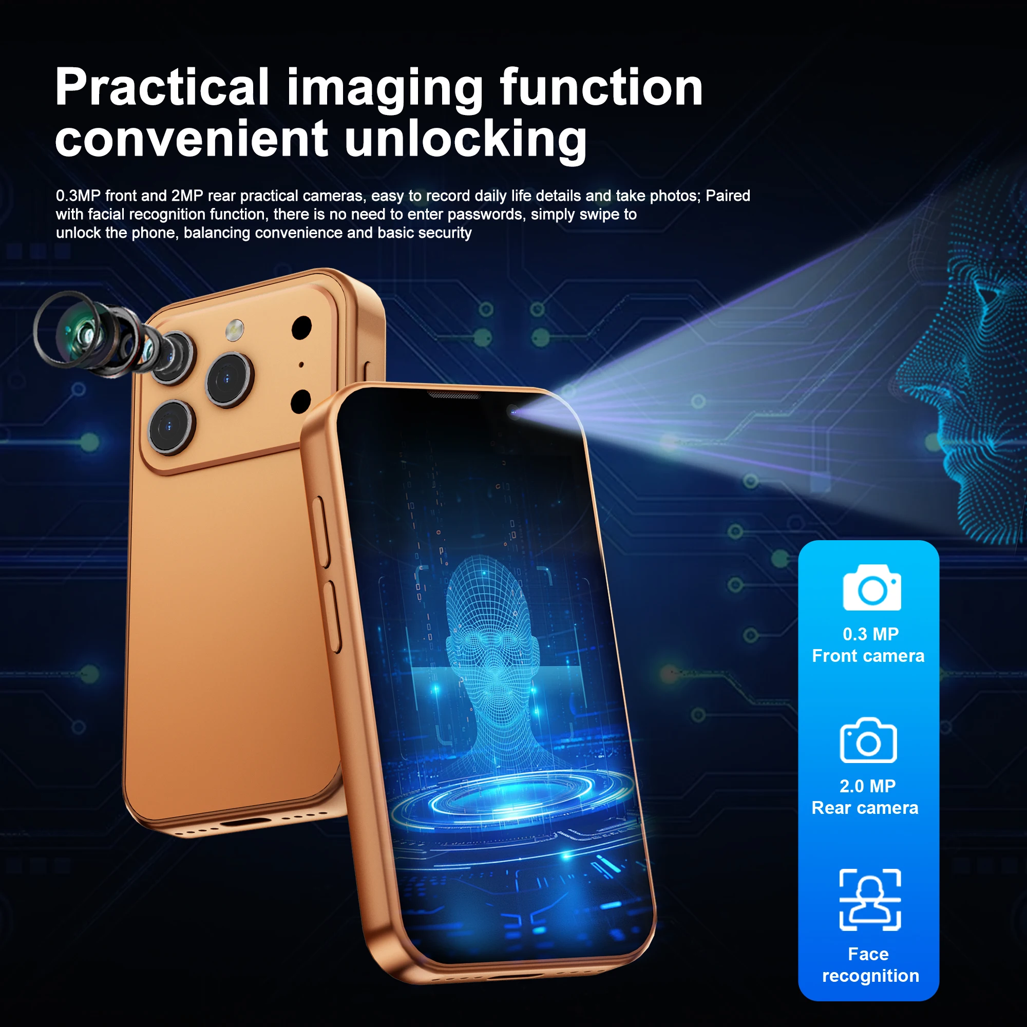 SERVO 17SE MINI 3G Tiny Smartphone Android System Play Store 2GB+16GB WhatsAPP GPS WiFi Dual SIM Card 3.0" Small Smart Cellphone - Image 6