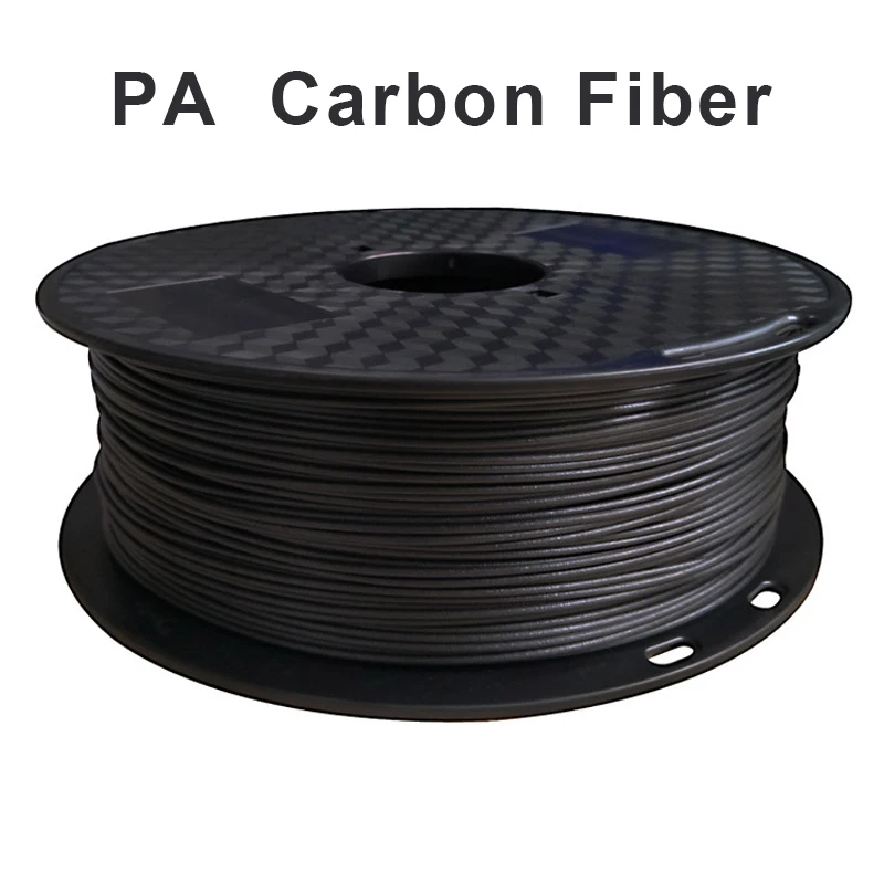PA6 CF Nylon Carbon Fiber PA-CF Reinforced Nylon 3D Printer Consumables FDM Material 1KG 1.75MM Consumables Material